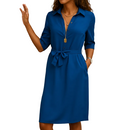 Women's midi dress with a flattering fit