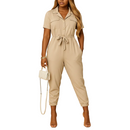 Business casual styling with women's jumpsuit